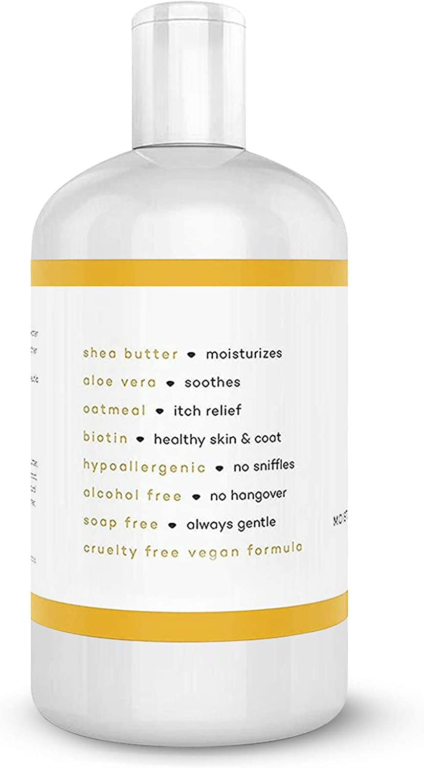 Buddy'S Best Dog Shampoo for Smelly Dogs - Skin-Friendly, Oatmeal Dog Shampoo and Conditioner for Dry and Sensitive Skin - Moisturizing Puppy Wash Shampoo, Calming Lavender Scent, 16Oz